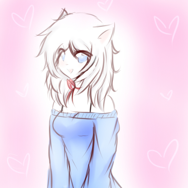 Candybooru image #8345, tagged with Hair_Lucy JoannaMissy_(Artist) Lucy